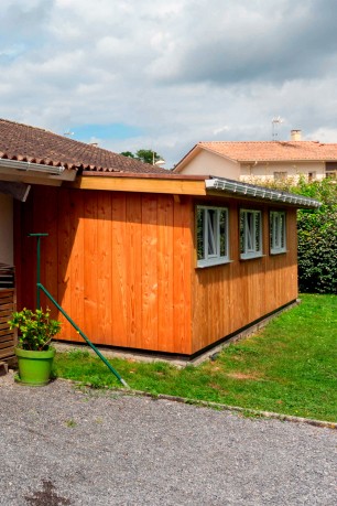 Extension maison bois côté