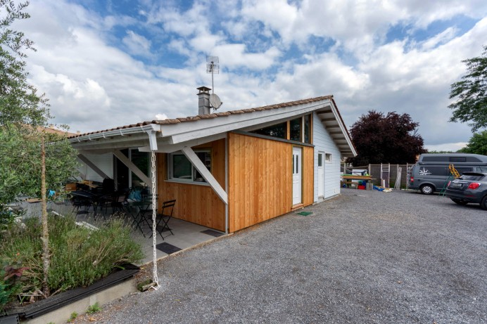 Extension maison bois